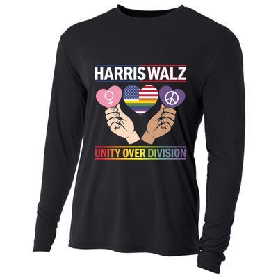 Together We Rise: Harriswalz For Unity Great Gift Cooling Performance Long Sleeve Crew