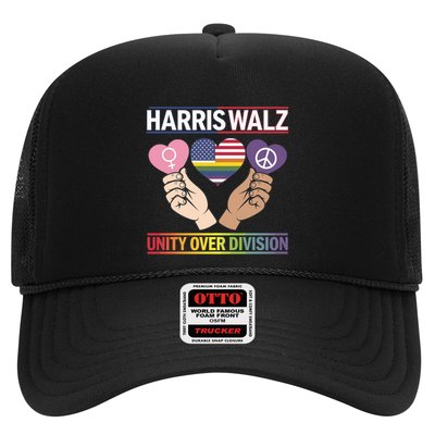Together We Rise: Harriswalz For Unity Great Gift Trucker Hat