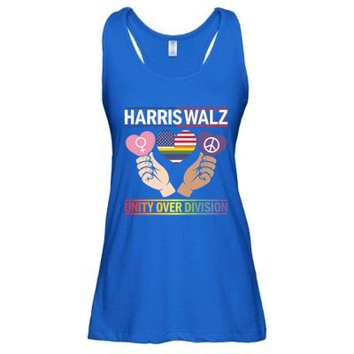 Together We Rise: Harriswalz For Unity Great Gift Ladies Essential Flowy Tank