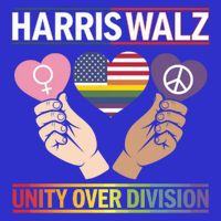 Together We Rise: Harriswalz For Unity Great Gift Poster