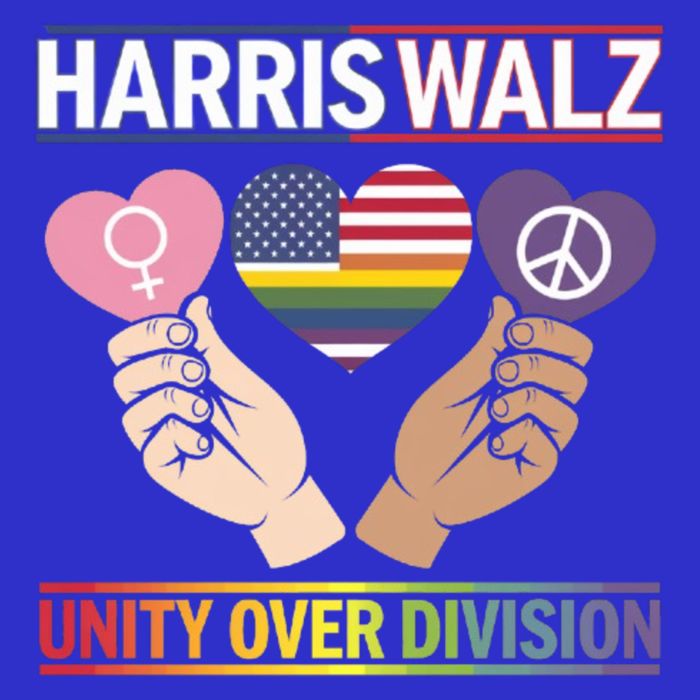 Together We Rise: Harriswalz For Unity Great Gift Poster