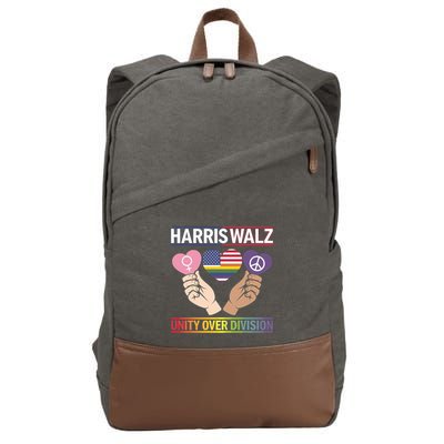 Together We Rise: Harriswalz For Unity Great Gift Cotton Canvas Backpack