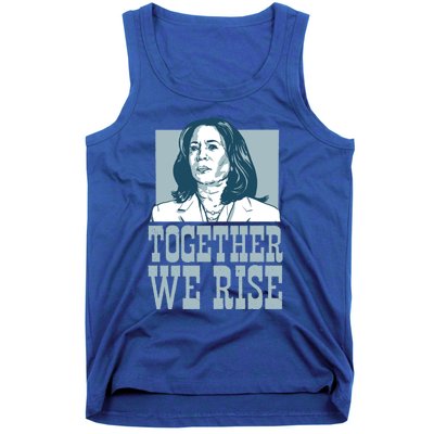 Together We Rise Vote President Election Kamala Harris Funny Gift Tank Top