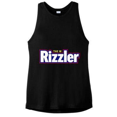 The W Rizzler For The Rizz God Ladies PosiCharge Tri-Blend Wicking Tank