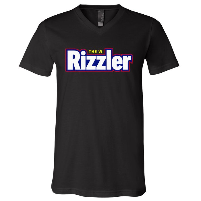 The W Rizzler For The Rizz God V-Neck T-Shirt