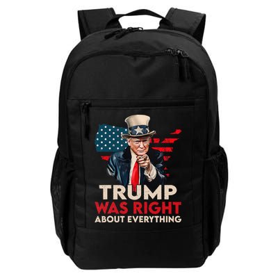 Trump Was Right About Everything Funny Backpack
