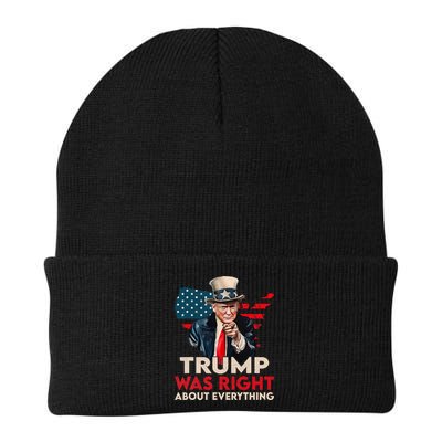 Trump Was Right About Everything Funny Beanie