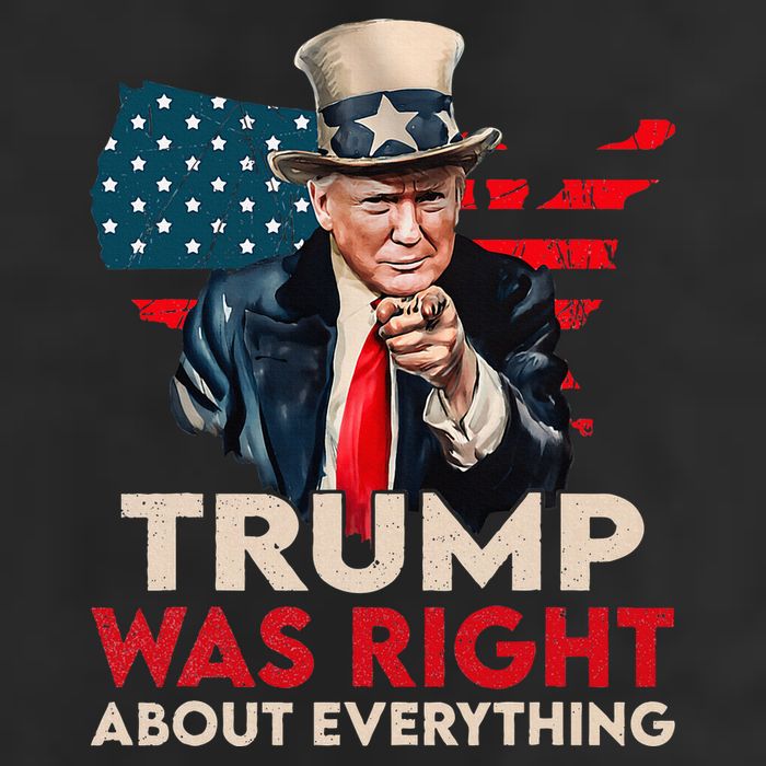 Trump Was Right About Everything Funny 25L Jumbo Tote