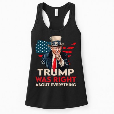 Trump Was Right About Everything Funny Womens Tank Top