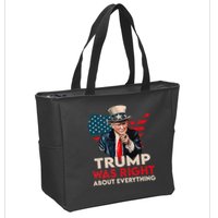 Trump Was Right About Everything Funny Zip Tote Bag