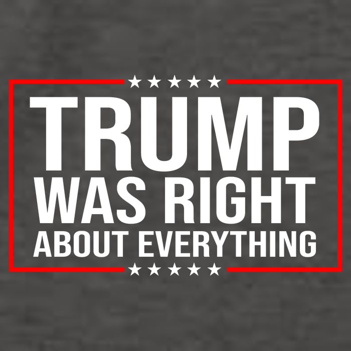 Trump Was Right About Everything Funny USA Vector Backpack