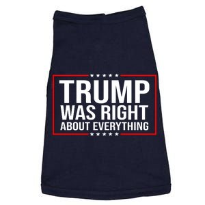 Trump Was Right About Everything Funny USA Doggie Tank