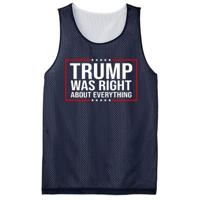 Trump Was Right About Everything Funny USA Mesh Reversible Basketball Jersey Tank