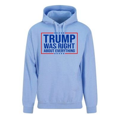 Trump Was Right About Everything Funny USA Unisex Surf Hoodie