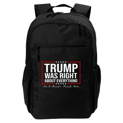 Trump Was Right About Everything LGBFJB LGB FJB Backpack