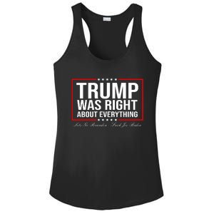 Trump Was Right About Everything LGBFJB LGB FJB Ladies PosiCharge Competitor Racerback Tank