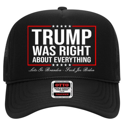Trump Was Right About Everything LGBFJB LGB FJB Trucker Hat