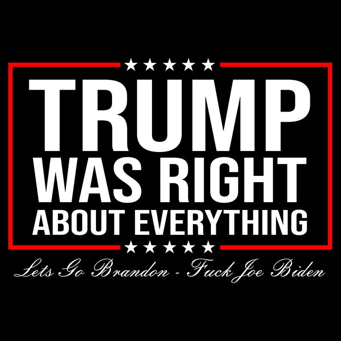 Trump Was Right About Everything LGBFJB LGB FJB Cropped Pullover Crew