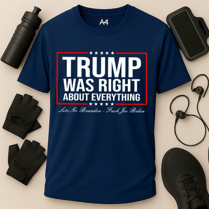 Trump Was Right About Everything LGBFJB LGB FJB Cooling Performance Crew T-Shirt