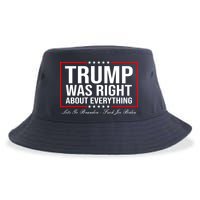 Trump Was Right About Everything LGBFJB LGB FJB Sustainable Bucket Hat