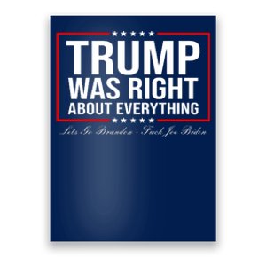 Trump Was Right About Everything LGBFJB LGB FJB Poster