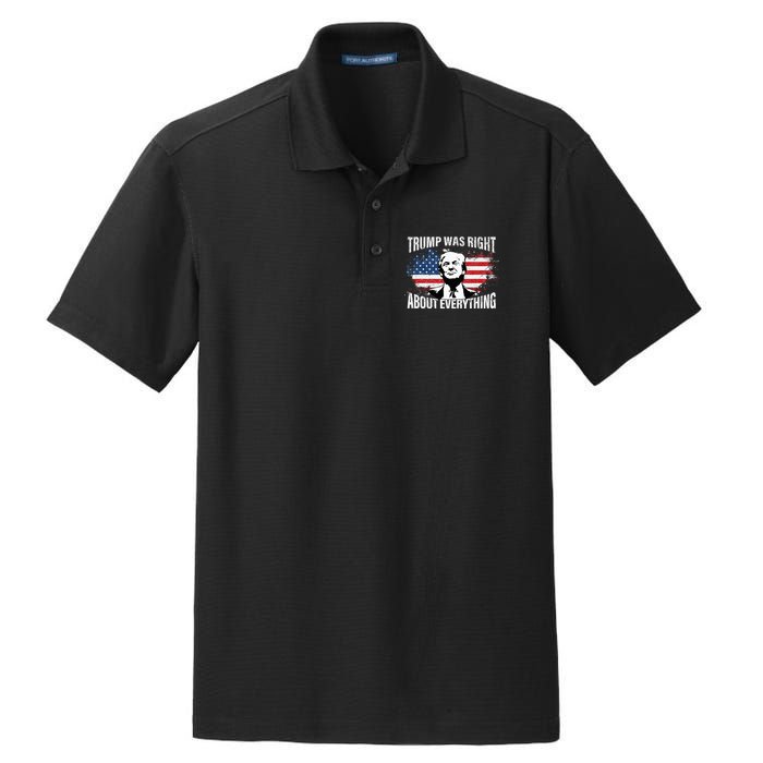 Trump Was Right About Everything Dry Zone Grid Polo