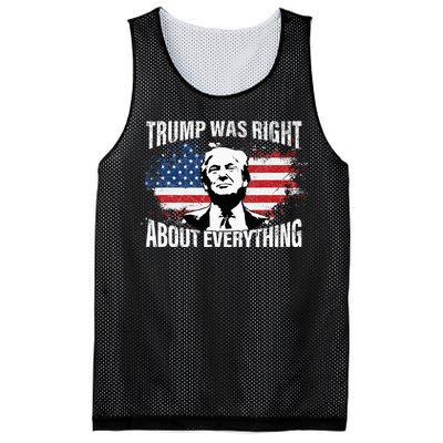 Trump Was Right About Everything Mesh Reversible Basketball Jersey Tank