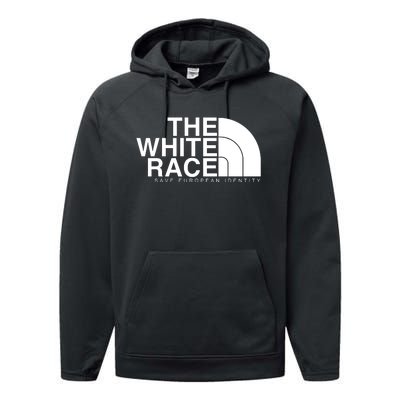 The White Race Save European Identity Performance Fleece Hoodie