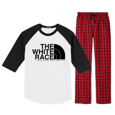 The White Race Save European Identity Raglan Sleeve Pajama Set