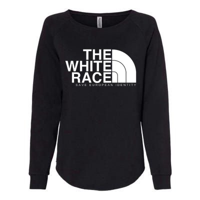 The White Race Save European Identity Womens California Wash Sweatshirt