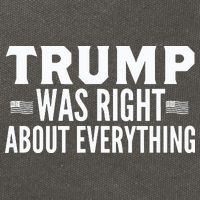 Trump Was Right About Everything Rally Cotton Canvas Backpack