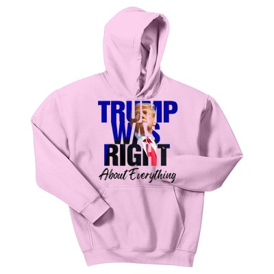 Trump Was Right About Everything Kids Hoodie