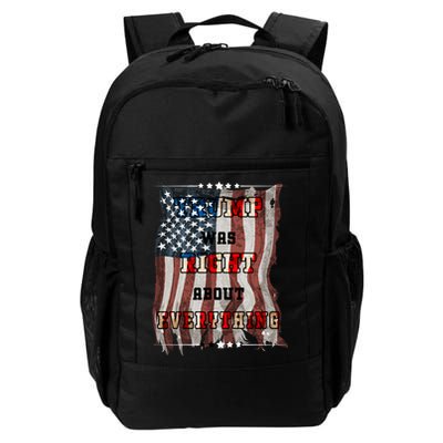 Trump Was Right About Everything USA Flag Backpack