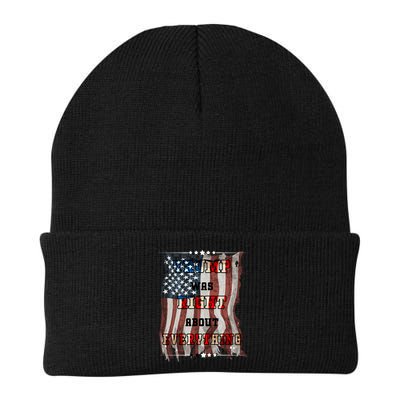 Trump Was Right About Everything USA Flag Beanie