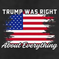 Trump Was Right About Everything President Flag Statement Adult Drive Performance Visor