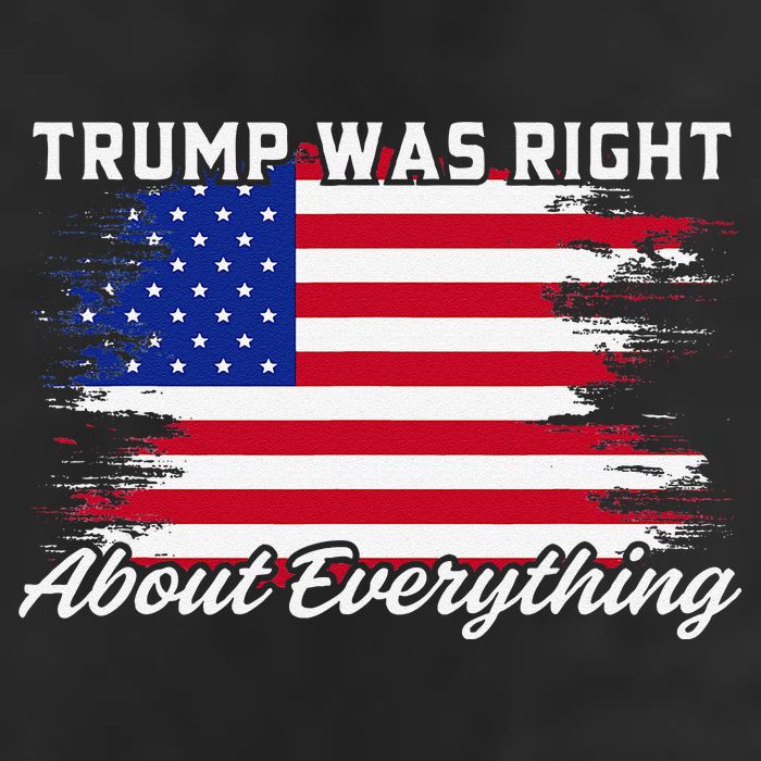 Trump Was Right About Everything President Flag Statement Adult Drive Performance Visor