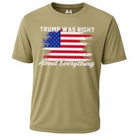 Trump Was Right About Everything President Flag Statement Cooling Performance Crew T-Shirt