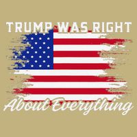 Trump Was Right About Everything President Flag Statement Cooling Performance Crew T-Shirt