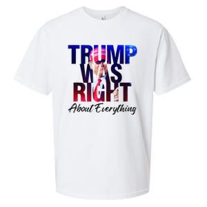 Trump Was Right About Everything Apparel Sueded Cloud Jersey T-Shirt