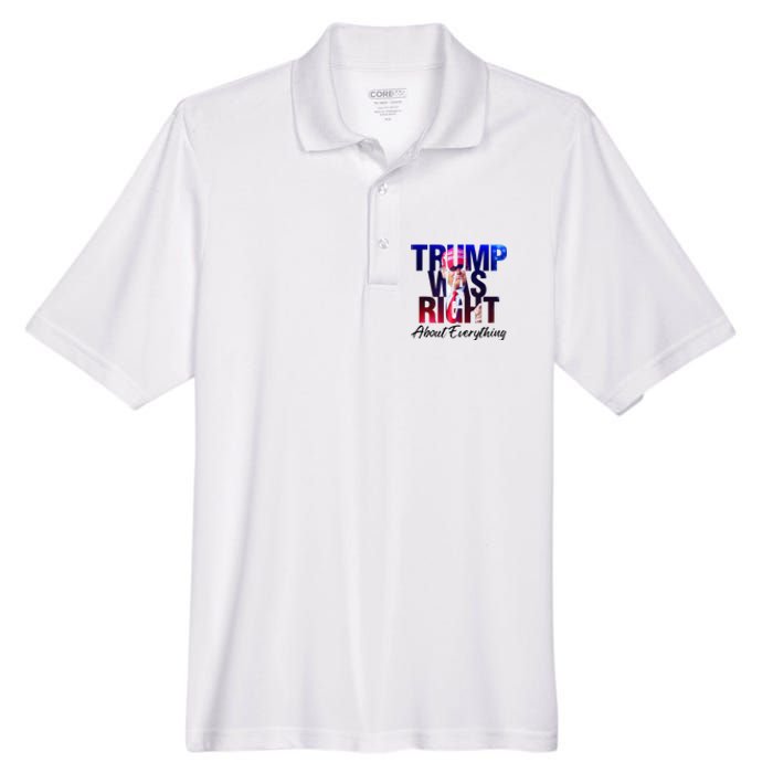 Trump Was Right About Everything Apparel Men's Origin Performance Pique Polo