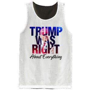 Trump Was Right About Everything Apparel Mesh Reversible Basketball Jersey Tank