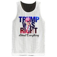 Trump Was Right About Everything Apparel Mesh Reversible Basketball Jersey Tank