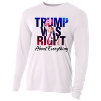 Trump Was Right About Everything Apparel Cooling Performance Long Sleeve Crew