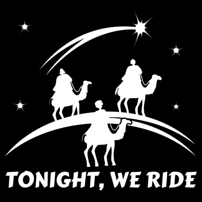 Tonight We Ride Three Wiseman Christmas Jesus Nativity 16 in Basic Backpack