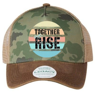 Together We Rise We Rise Together Empowerment Legacy Tie Dye Trucker Hat