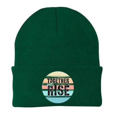 Together We Rise We Rise Together Empowerment Knit Cap Winter Beanie