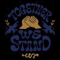 Together We Stand Support Ukraine Drawstring Bag