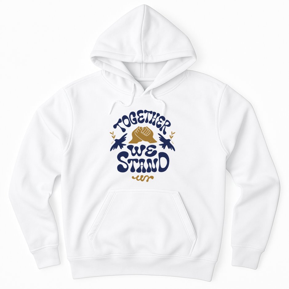 Together We Stand Support Ukraine Hoodie