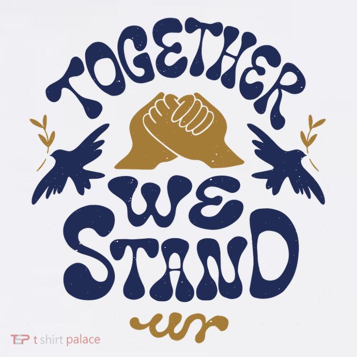 Together We Stand Support Ukraine Tall T-Shirt