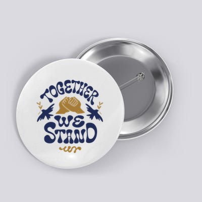 Together We Stand Support Ukraine Button